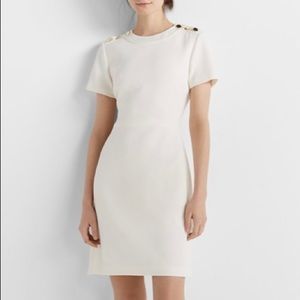 Club Monaco Cream Sheath Dress size 6